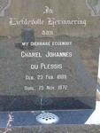 PLESSIS Charel Johannes, du 1889-1972