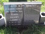 ELLIS John Henry 1926-1994