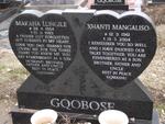 GQOBOSE Makana Lungile 1954-1993 :: GQOBOSE Xhanti Mangaliso 1961-2004