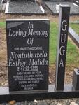 GUGA Nontuthuzelo Esther Malida 1966-2004