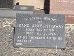ARNE-PITTAWAY Frank 1921-1993