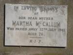 Mc CALLUM Martha -1941