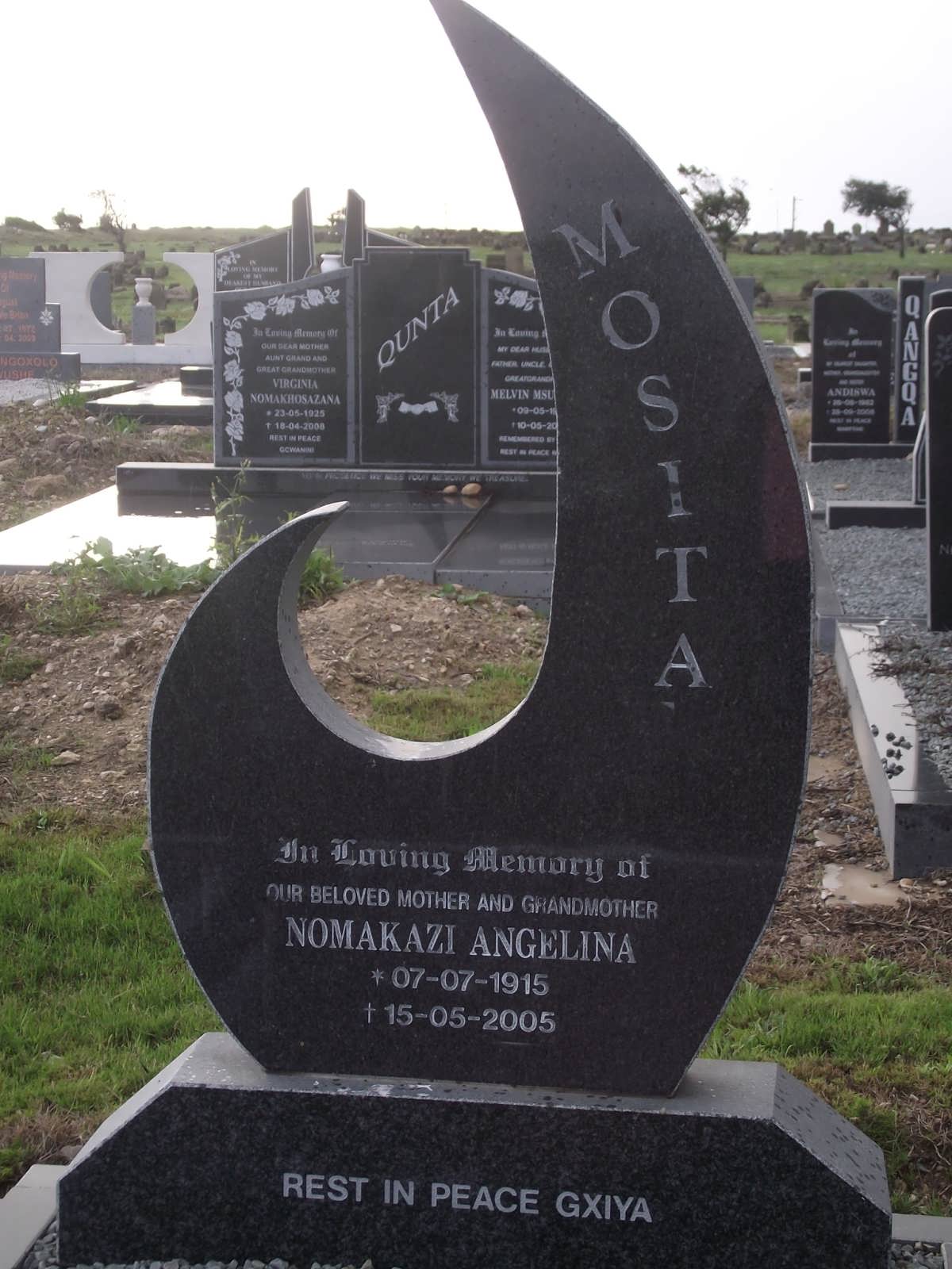 MOSITA Nomakazi Angelina 1915-2005