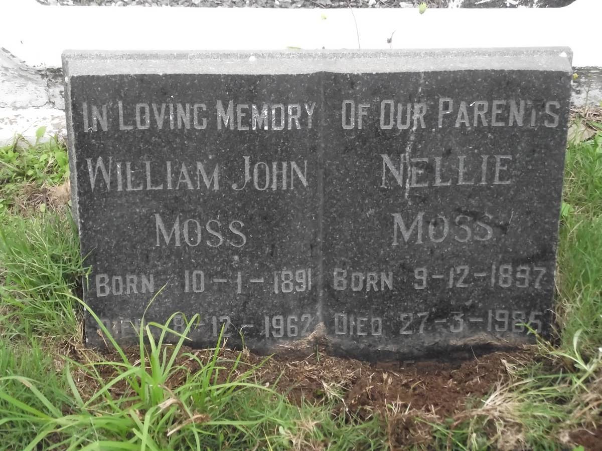 MOSS William John 1891-1962 & Nellie 1897-1985