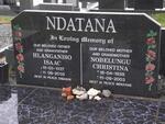 NDATANA Hlanganiso Isaac 1927-2003 & Nobelungu Christina 1938-2003