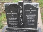 NHOYO Nongqele Rosaline 1947-2005 :: NHOYO Thandiwe Theodora 1966-2012