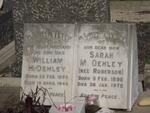 OEHLEY William H 1893-1948 & Sarah M. ROBERSON 1898-1978