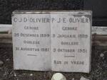 OLIVIER C.J.D. 1899-1981 & P.J.E. 1899-1951
