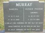 MURRAY Samuel 1913-2005 & Eunice Phoebe GREWAR 1912-1994