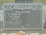 HARRIS George F. 1917-1991
