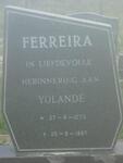 FERREIRA Yolande 1973-1997