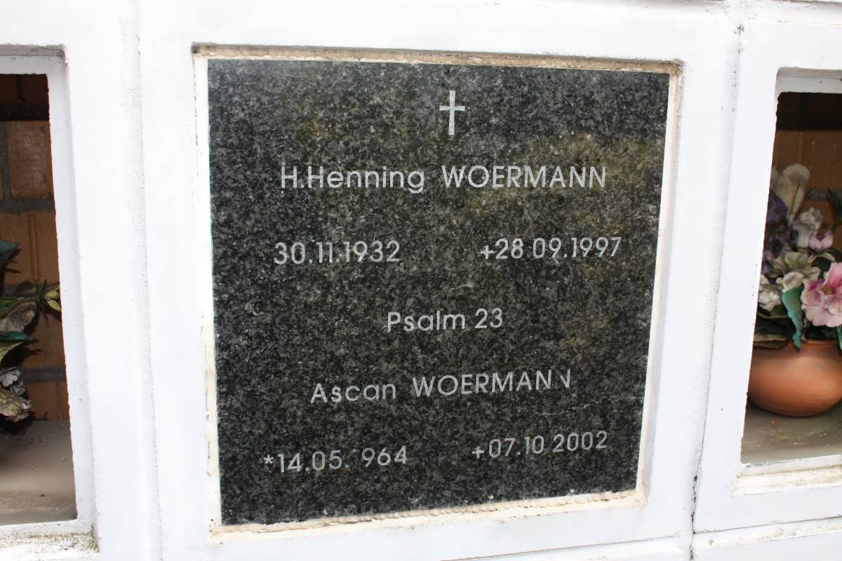 WOERMANN H. Henning 1932-1997 :: WOERMANN Ascon 1964-2002