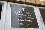 BEILSCHMIDT Friedhelm E.H. 1930-2003 & Ellen Martha 1932-