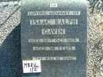 GAVIN Isaac Ralph -1918