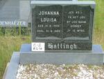HATTINGH Johanna Louisa 1895-1982