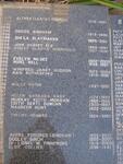 06. Memorial Plaque with list of names