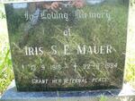 MAUER Iris S.E. 1918-1984