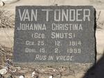 TONDER Johanna Christina, van nee SMUTS 1914-1959
