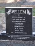 VELLEM Thobeka Nomishini 1937-2004