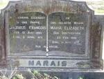 MARAIS Jacobus Francois 1895-1971 & Maria Elizabeth OOSTHUYSEN 1896-1977