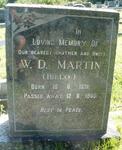 MARTIN W.D. 1891-1965