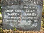 SAMPSON Simeon Amos 1873-1933 & Ellen 1867-1951
