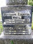 WHITE Bertram Egerton 1867-1936 & Francis Kathleen 1883-1949