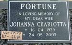 FORTUNE Johanna Charlotta 1939-2003