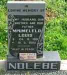 NDLEBE Mpumelelo Louis 1951-2003