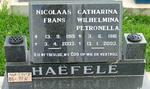 HAEFELE Nicolaas Frans 915-2003 & Catharina Wilhelmina Petronella 1916-2003