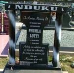 NDUKU Phumla Lotty 1970-2006