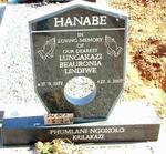 HANABE Lungakazi Beauronia Lindiwe 1972-2007