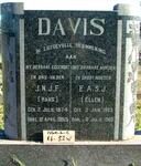 DAVIS J.N.J.F. 1874-1955 & E.A.S.J. 1883-1968