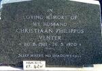 VENTER Christiaan Philippus 1921-1970