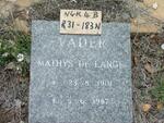 LANGE Mathys, de 1901-1987