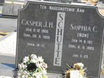 SCHUTTE Casper J.H. 1906-1989 & Sophia C. 1911-1989
