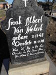 NIEKERK Frank Albert, van 1948-1998