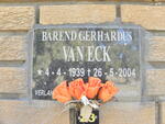 ECK Barend Gerhardus, van 1939-2004
