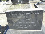 ESTERHUIZEN Susanna Maria Magdalena nee VAN NIEKERK 1889-1982