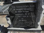 ESTERHUIZEN Andries W.P. 1888-1971 & Christina Johanna ERASMUS 1897-1976