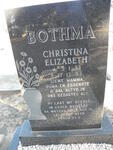 BOTHMA Christina Elizabeth 1933-1983