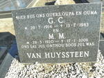 HUYSSTEEN G.C., van 1914-1983 & M.M. 1920-2008