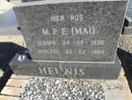 HEUNIS M.P.E. 1936-1986