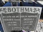 BOTHMA Frederick 1913-1993 & Engela E.J. 1909-1987