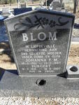 BLOM Burgert 1910-2007 & Johanna F.M. 1921-1987 