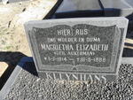 KLEYNHANS Magrietha Elizabeth nee ACKERMAN 1914-1988