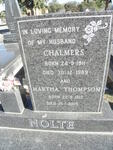 NOLTE Chalmers 1911-1989 & Martha Thompson 1912-2005