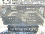NIEUWOUDT Zacharias Christian 1915-2004 & Cecilia Johanna OLIVIER 1913-1992