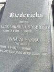 DIEDERICKS Dirk Cornelius Ysbrand 1931- & Anna Susanna TUKKER 1913-