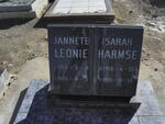 LEONIE Janette 1919-1995 :: HARMSE Sarah 1916-1995